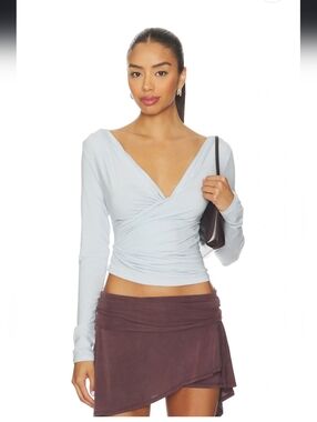 Umi Top in Powder Blue
